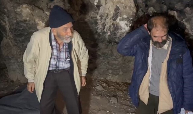 Uludağ'da mağarada yaşayan adamın hikâyesi mutlu sonla bitti;