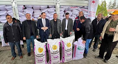 Üreticilere yüzde 50 hibeli toplam 56 ton buğday tohumu dağıtıldı