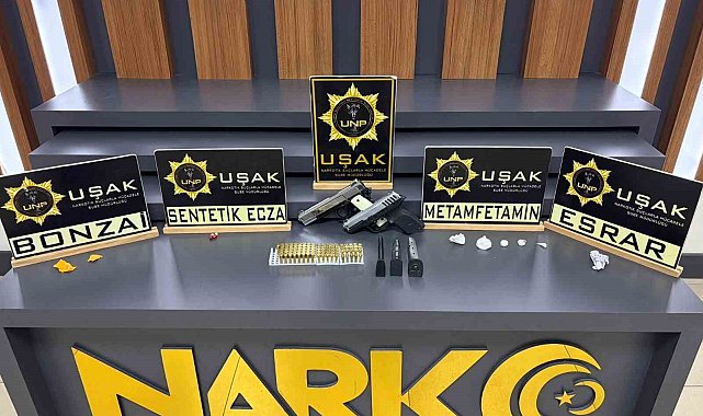 Uşak'ta 27 zehir taciri tutuklandı