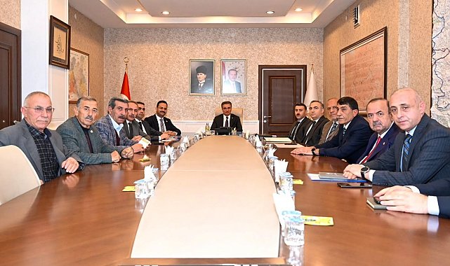 Vali Aydın Baruş Başkanlığında 'Hayvan Pazarı' Toplantısı