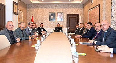 Vali Aydın Baruş Başkanlığında 'Hayvan Pazarı' Toplantısı