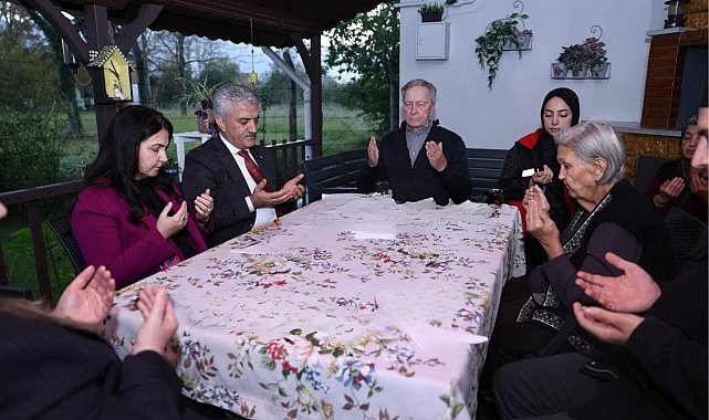 Vali Makas'tan 15 Temmuz şehidi Ufuk Baysan'ın ailesine ziyaret