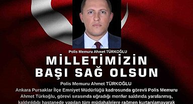 Vali Makas'tan şehit polis memuru Türkoğlu için taziye mesajı