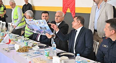 Vali Zorluoğlu, MOSTİM Projesi inşaat alanında incelemelerde bulundu