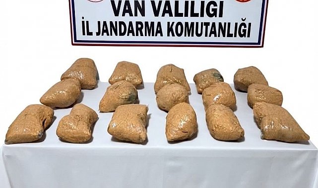 Van'da 22 kilo 100 gram toz esrar ele geçirildi