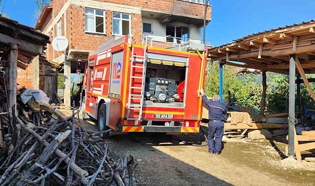 Vezirköprü'de yangın paniği