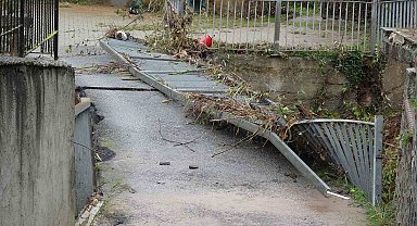 Yağışın etkileri Şile'de devam ediyor: Dere taştı, evleri su bastı
