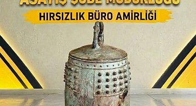 Yalova'da çalınan Japon Barış Çanı bulundu, 2 şüpheli tutuklandı