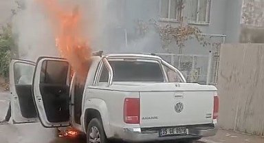 Yangına müdahale ederken patlama oldu