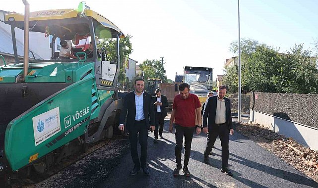 Yeşilyurt Mahallesi'nde asfalt çalışmaları sürüyor