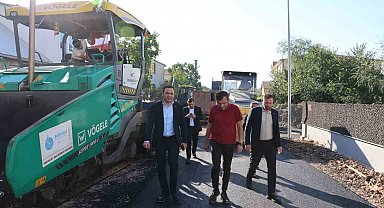 Yeşilyurt Mahallesi'nde asfalt çalışmaları sürüyor