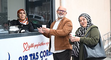Yeşilyurt'ta hasta ve hasta yakınlarına sıcak çorba ikramı