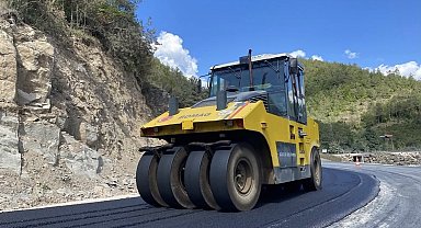 Yığılca-Yedigöller yolunda 5,5 kilometrelik asfalt çalışması tamamlandı