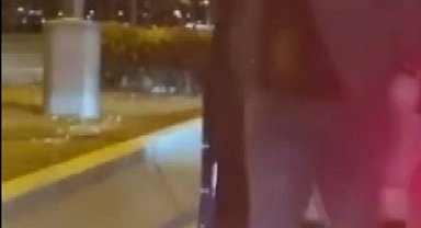 Yol kesen trafik magandaları otomobilde bebek olmasına rağmen tehditlere devam etti