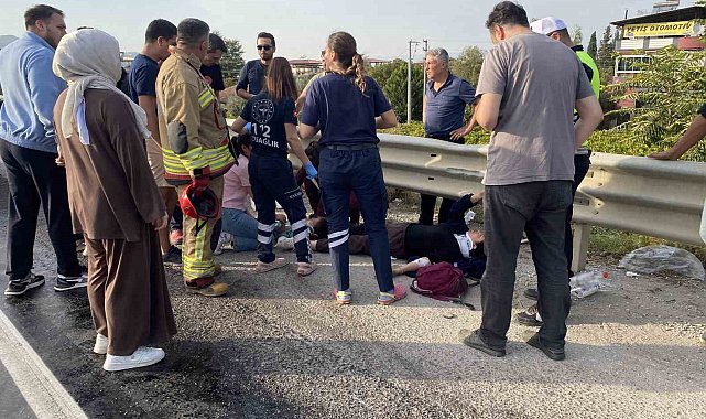 Yola dökülen mazot iki ayrı kazaya neden oldu: 5 yaralı