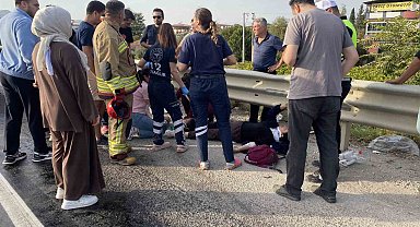 Yola dökülen mazot iki ayrı kazaya neden oldu: 5 yaralı