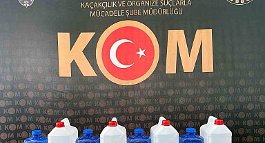 Yozgat'ta 30 litre kaçak etil alkol ele geçirildi