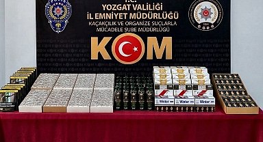 Yozgat'ta 35 bin makaron ele geçirildi