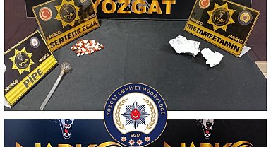Yozgat'ta 430 adet sentetik ecza ele geçirildi