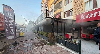 Yozgat'ta iş yerinde çıkan yangın büyümeden söndürüldü