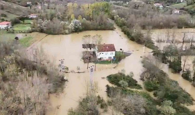 Zonguldak'ta selin boyutu böyle görüntülendi