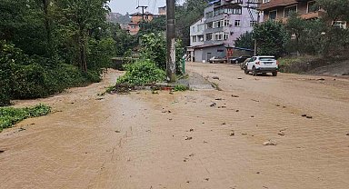 Zonguldak'ta şiddetli yağış etkili oldu