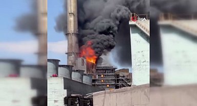 Konya Şeker'e bağlı Kangal Termik Santrali'nde yangın